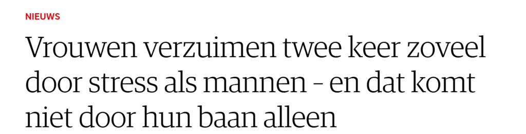 Lees meer over het artikel Hoog verzuim onder vrouwen